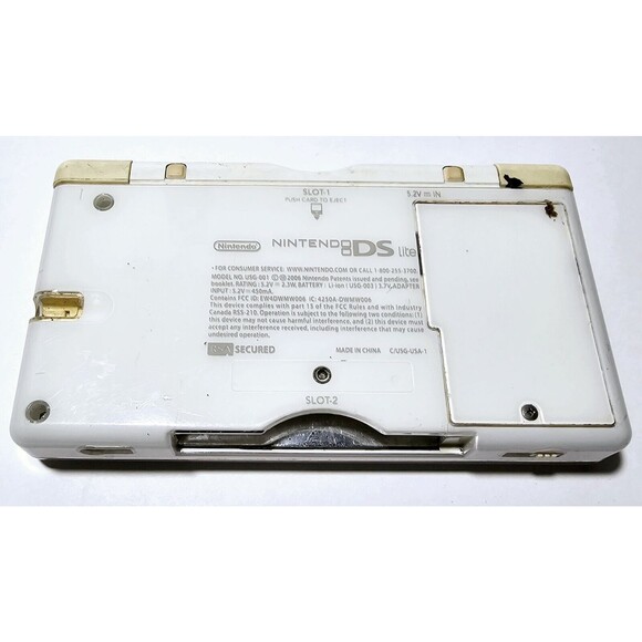 Nintendo DS Lite 2006 White Works Console/Case No Power Cord No Stylus Plz Read - Picture 10 of 14